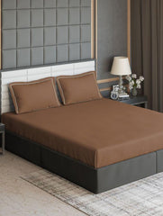 D'Decor King Bedsheet with 2 Pillow Covers 100% Pure Cotton - enera