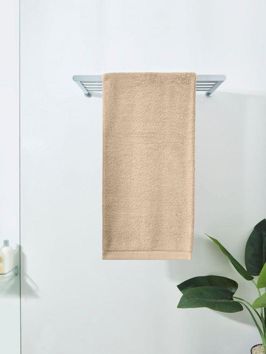 D'Decor Prism Collection Vision Beige Bath Towel - enera