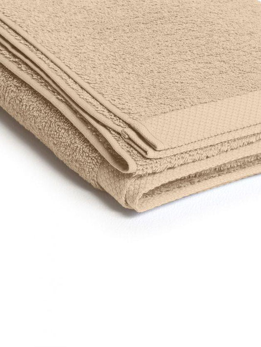 D'Decor Prism Collection Vision Beige Bath Towel - enera