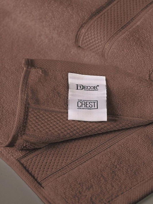 D'Decor Crest Collection Brownie Bath Towel - enera
