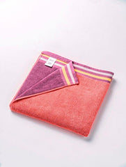 D'Decor Zest Collection Lilac Clay Color Bath Towel - enera