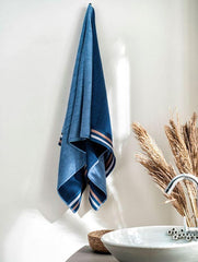 D'Decor Zest Collection Moonlight Blue Bath Towel - enera