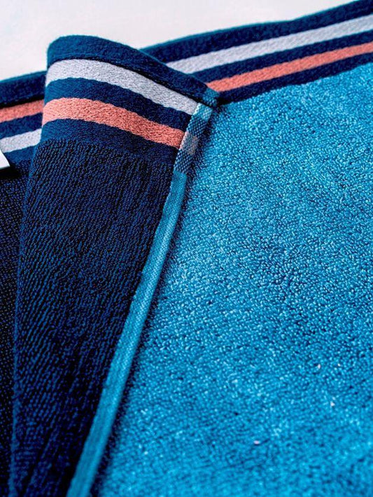 D'Decor Zest Collection Moonlight Blue Bath Towel - enera