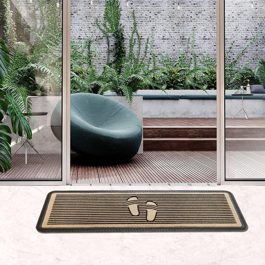 Enera OM Brown & Black 40 x 120 cm Doormat (PPMF00BJE) - enera