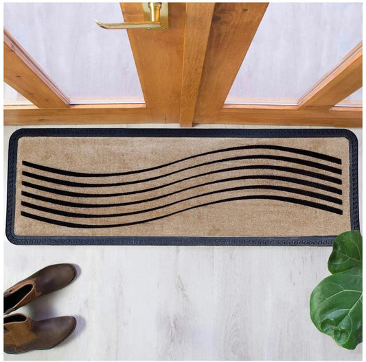 Enera OM Black & Cream 40 x 120 cm Doormat - enera