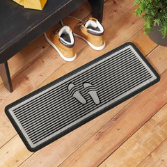 Enera OM Grey & Black (40 x 120 cm) Doormat (PPMF0039) - enera