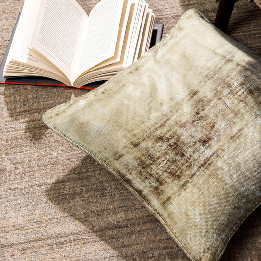Enera HEMP baff Sr-50 Multi Color 16x16 Inch Cushion Cover - enera