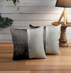 Enera Center Stripe Double Shade Color 16X16 Inch Cushion Cover - enera
