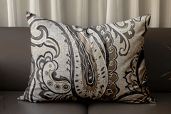 Enera KCF Pers-705 Grey Color 11x19 Inch Cushion Cover - enera