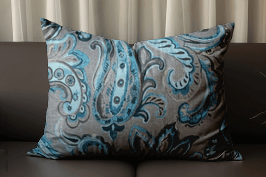 Enera KCF Pers-708 Dark Grey Color 11x19 Inch Cushion Cover - enera