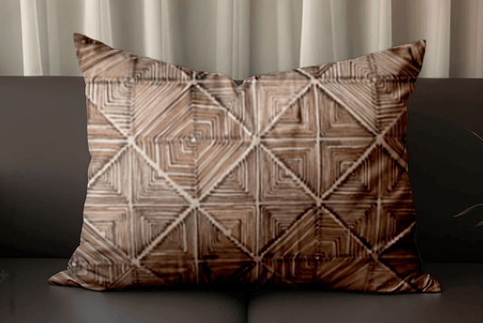 Enera KCF Pina 29223 Light Brown Color 11x19 Inch Cushion Cover - enera