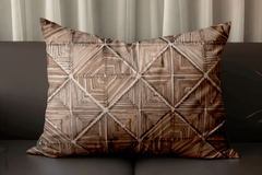 Enera KCF Pina 29223 Light Brown Color 11x19 Inch Cushion Cover - enera