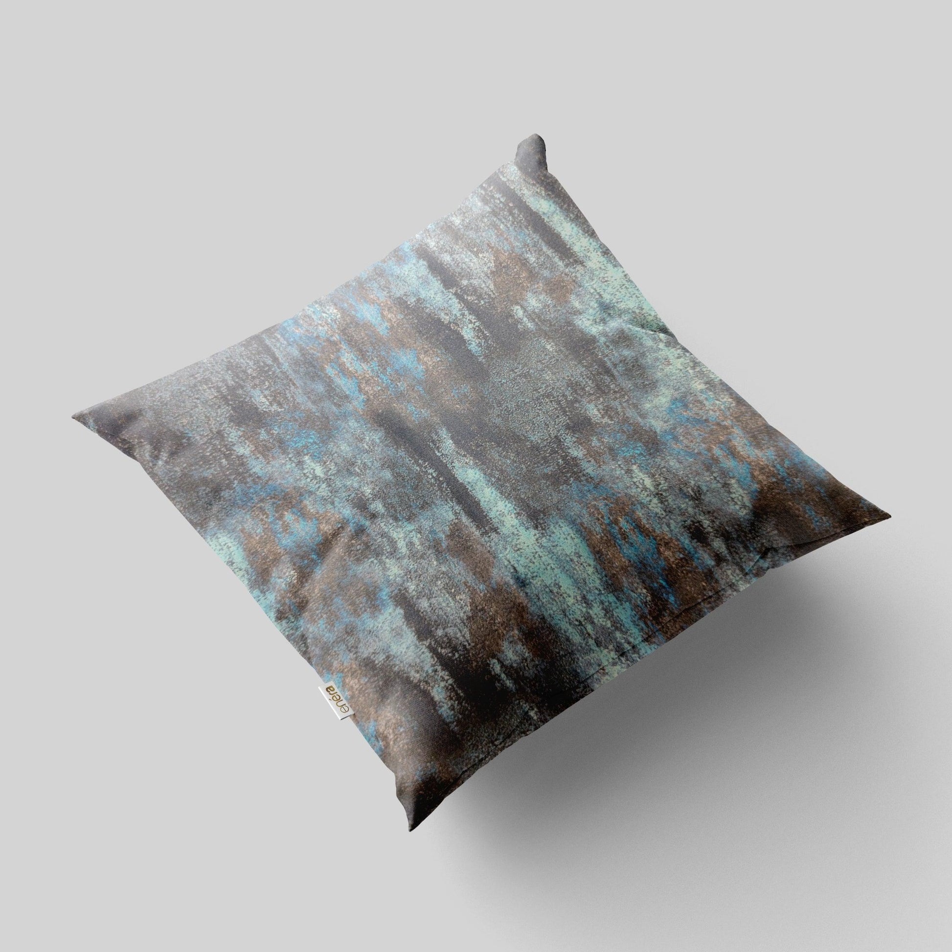 Enera KCF Perd-707 Blue Color 16x16 Inch Cushion Cover