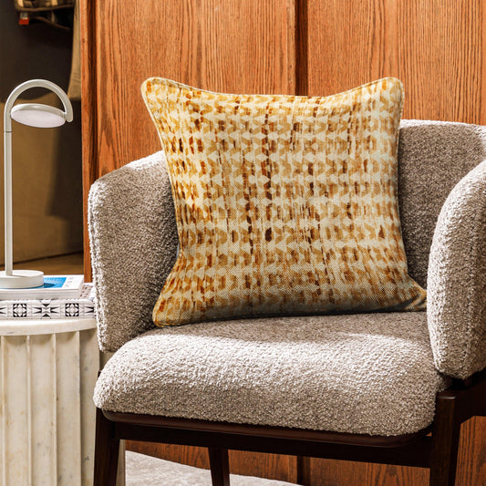 Enera KCF Pina Sn 29217 Beige Color 16x16 Inch Cushion Cover