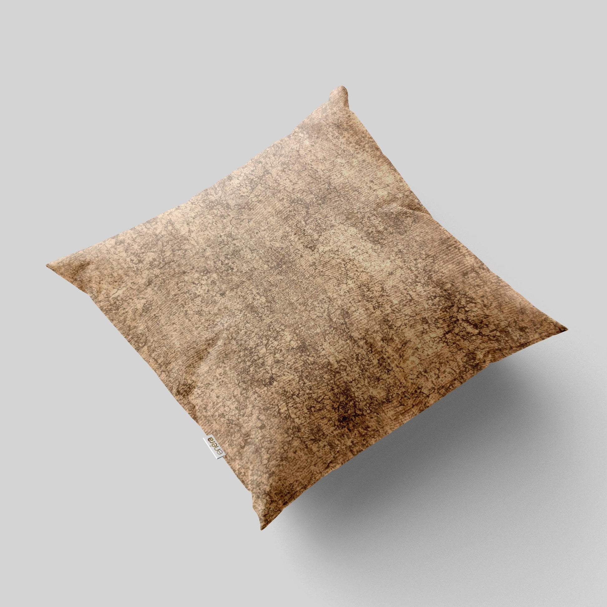 Enera KCF Pina Sr No. 29220 Brown Color 16x16 Inch Cushion Cover