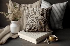 Enera KCF Pers -705 Grey Color 18x18 Inch Cushion Cover - enera