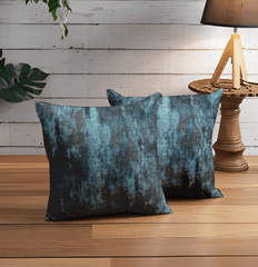 Enera KCF Pers-707 Dark Blue Color 18x18 Inch Cushion Cover - enera