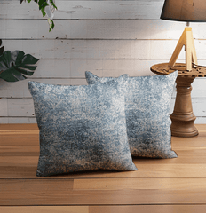 Enera KCF Pina Sn 29201 Blue Color 18x18 Inch Cushion Cover - enera