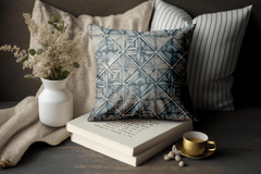 Enera KCF Pina Sn 29204 Blue Color 18x18 Inch Cushion Cover - enera