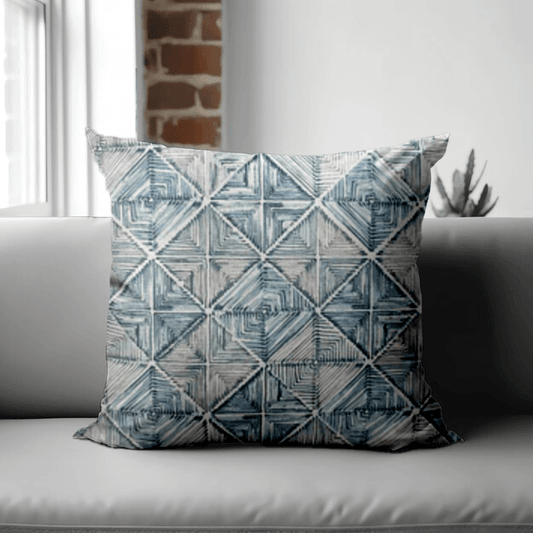 Enera KCF Pina Sn 29204 Blue Color 18x18 Inch Cushion Cover - enera