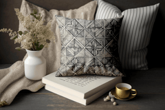 Enera KCF Pina Sn 29227 Grey Color 18x18 Inch Cushion Cover - enera