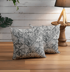 Enera KCF Pina Sn 29227 Grey Color 18x18 Inch Cushion Cover - enera