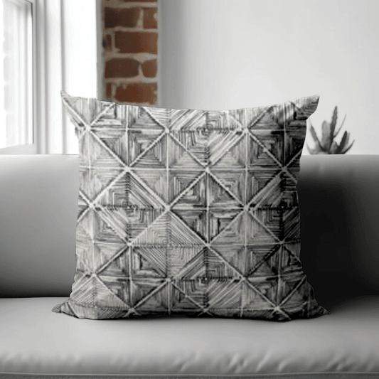 Enera KCF Pina Sn 29227 Grey Color 18x18 Inch Cushion Cover - enera
