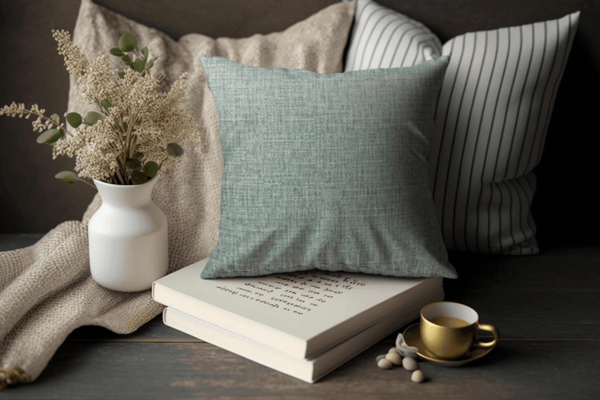 Enera KCF Roya sele SN 22631 Green Color 18x18 Inch Cushion Cover - enera