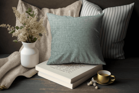 Enera KCF Roya sele SN 22631 Green Color 18x18 Inch Cushion Cover - enera
