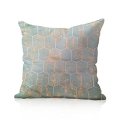 Enera DDR Char 38 Texture Sky Color 16x16 Inch Cushion Cover - enera