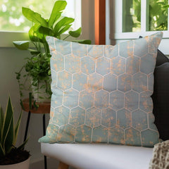 Enera DDR CHAR 38 Sky Color 18x18 Inch Cushion Cover - enera