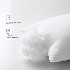 Enera Premium Polyester Fibre White (18 x 18 inch) Cushion Fillers (1 Pcs) - enera
