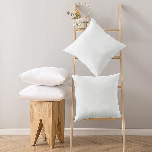 Enera Premium Polyester Fiber White Cushion Fillers(20 x 20 Inches) - Pack of 1 Pcs - enera