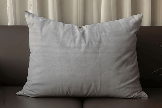 Enera Glam 628 Silver Color 11x19 Inch Plain Cushion Cover - enera
