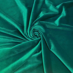 Enera Glam 635 Teal Color 11x19 Inch Plain Velvet Cushion Cover - enera