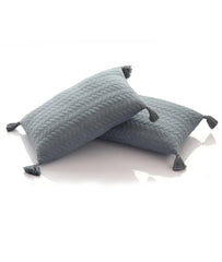 Enera Uzoma Cadet Blue and Alice Blue Color King Size Bedcover - enera
