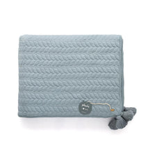 Enera Uzoma Cadet Blue and Alice Blue Color King Size Bedcover - enera
