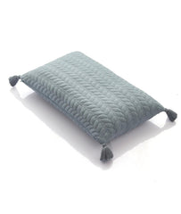 Enera Uzoma Cadet Blue and Alice Blue Color King Size Bedcover - enera