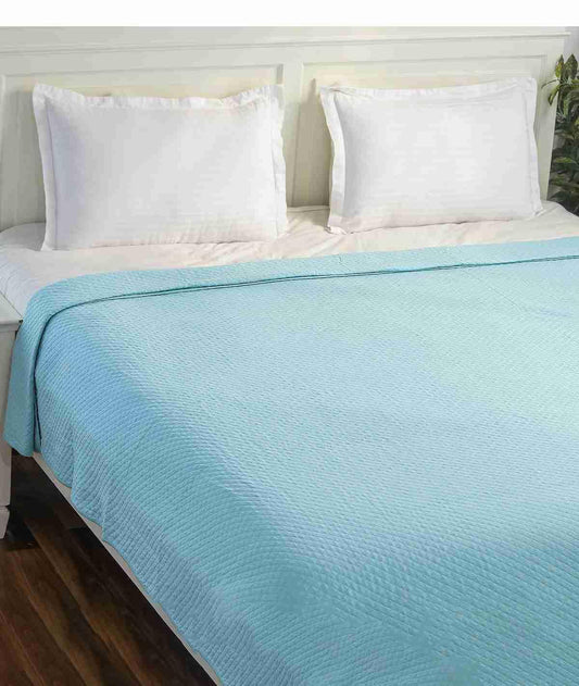 Enera Quardline Baby Blue Color Double Bed Dohar - enera