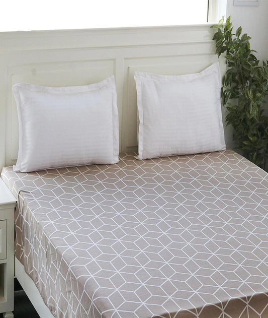 Enera 3D Cubic Stone & Natural Color Double Bed Dohar - enera