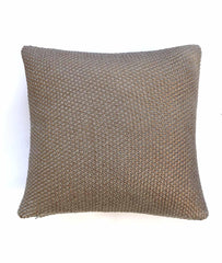 Enera Pale Whisper & Copper Color 18x18 Inch Cushion Cover - enera