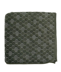 Enera Pepin Forest Green & Lt Beige Melange Color Single Bed Dohar - enera