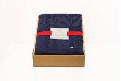 Enera Classica Navy Color Combo Throw - enera