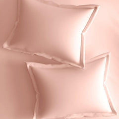 Enera Evita Collection Powder Peach Color King Size double Bedsheet with 2 pillow covers - enera