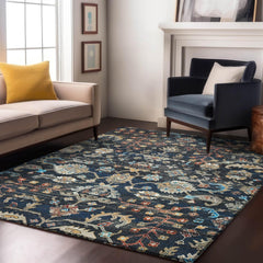Enera Austin 523 OJ8K Collection Blue 160x230 cm Carpet - enera