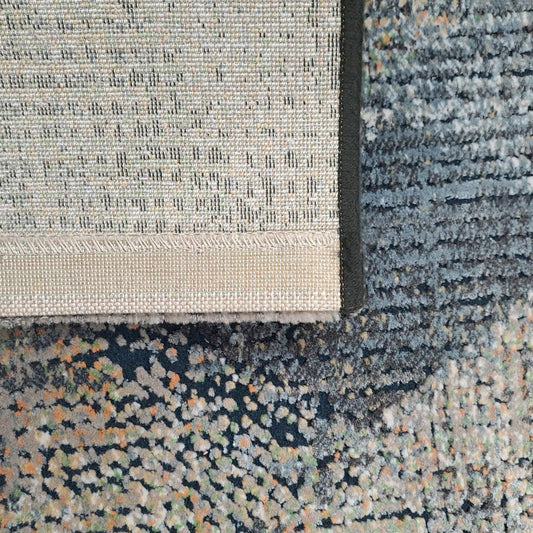 Enera Canyon 52048-3535 Collection V - Wave Design Blue Color 160 cm x 230 cm Carpet - enera