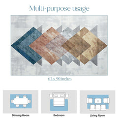 Enera Hawai 28BA-L1235 Collection Multi Color 160x230 cm Stylish Carpet - enera