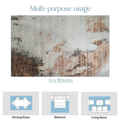 Enera Ibiza 18701 -722 Collection Multi Color 160x230 cm Stylish Carpet - enera