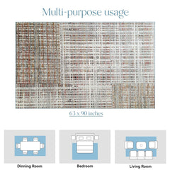 Enera Nomad 26042-6464 Collection Multi Color 160x230 cm Stylish Carpet - enera