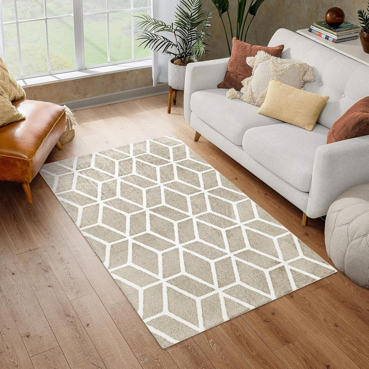Enera Play 63209-650 Collection Beige Color 120x170 cm Carpet - enera